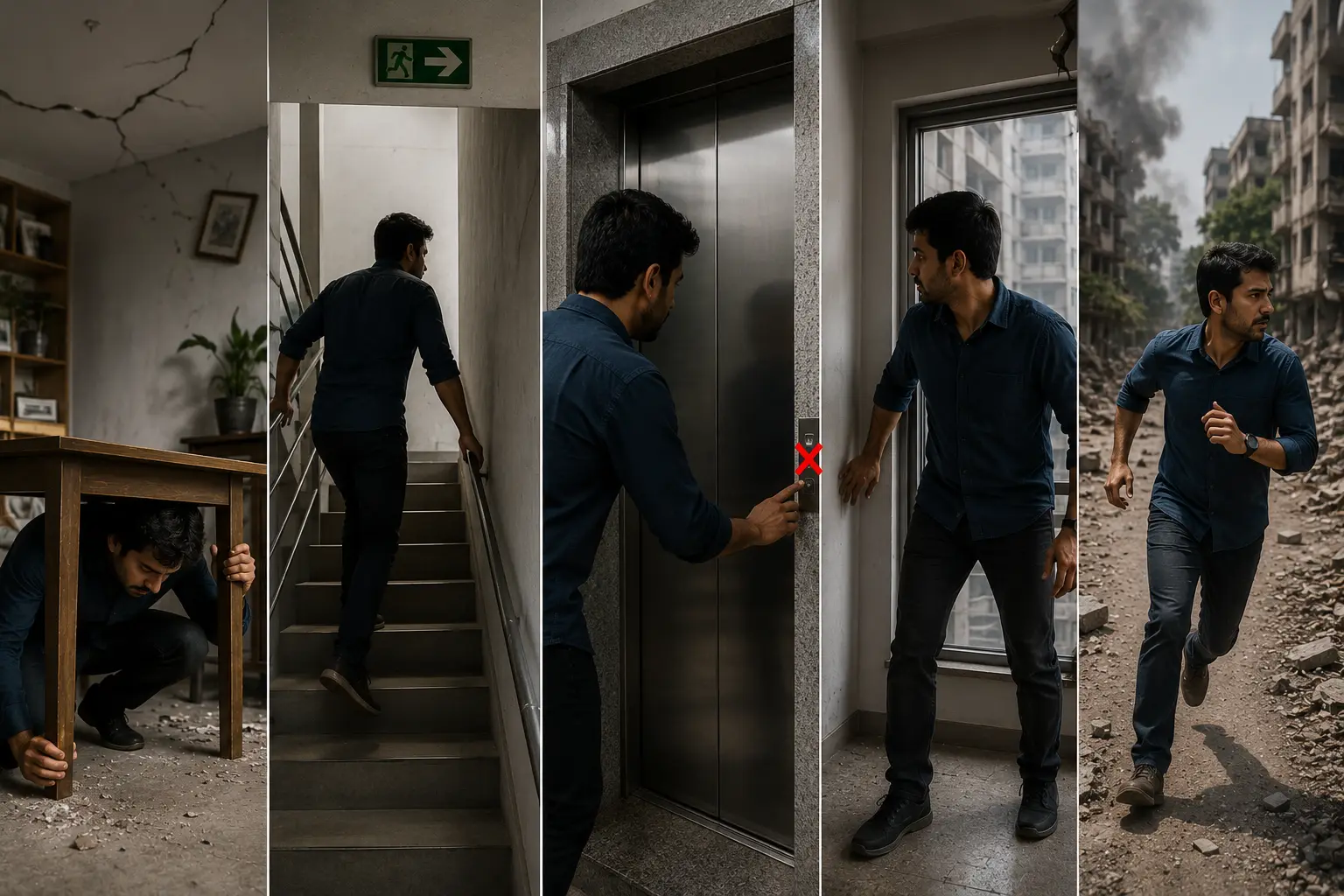 ‘Elevators can trap you’: 5 things you should never do when an earthquake strikes