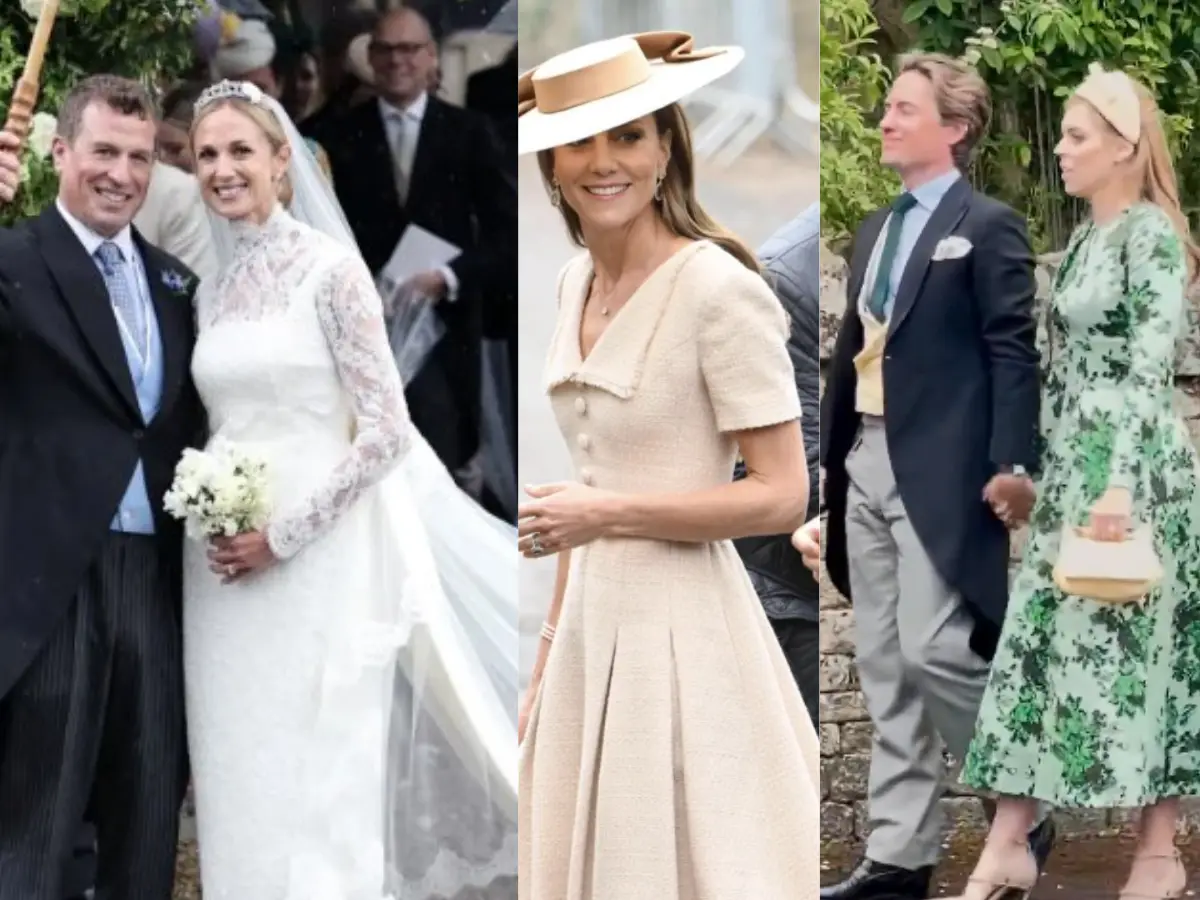 Queen Elizabeth's grandson Peter Phillips marries Harriet Sperling; King Charles, William and Kate attend Queen Elizabeth's grandson Peter Phillips marries Harriet Sperling; King Charles, William and Kate attend