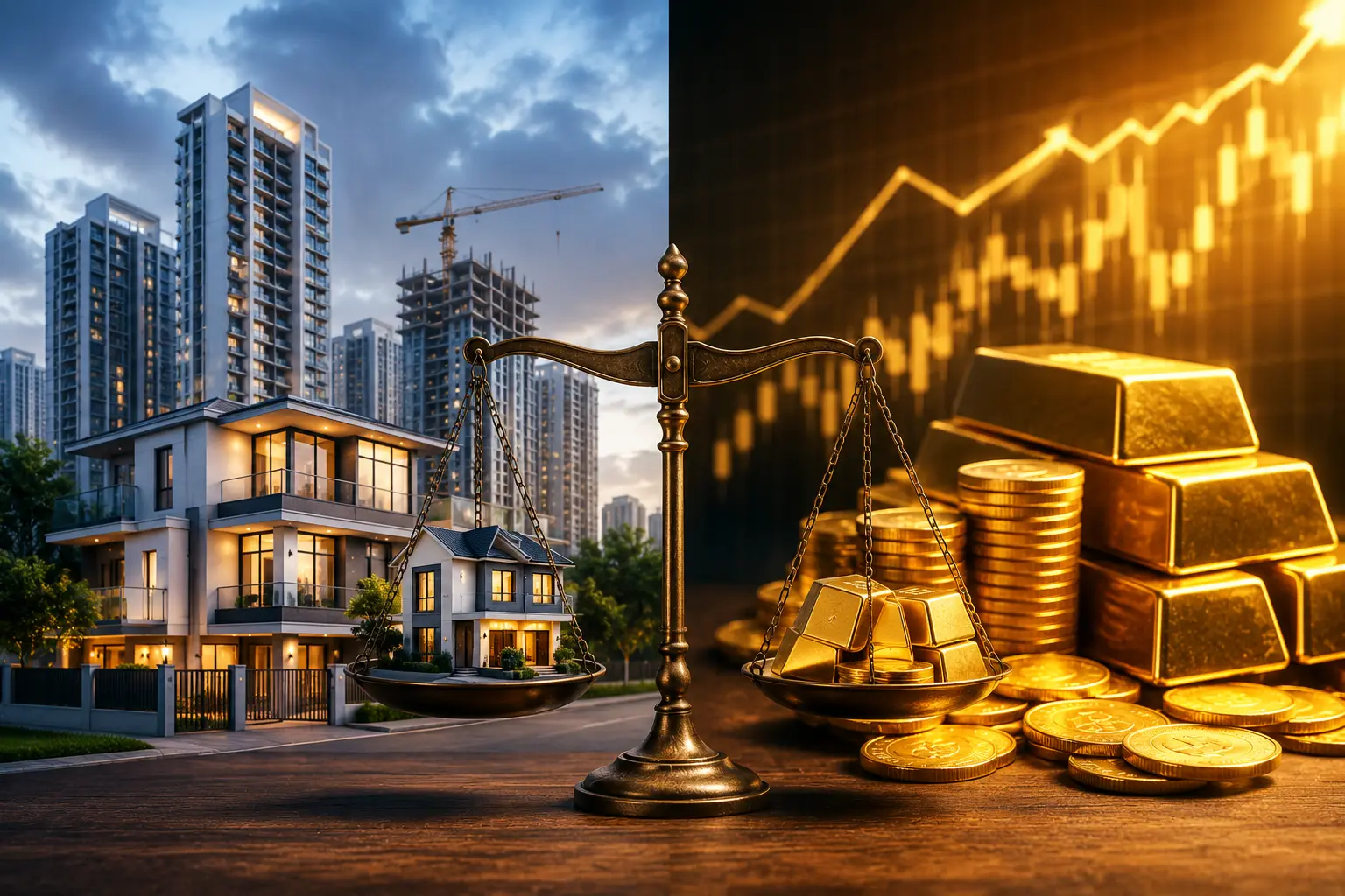 Real estate vs gold: Which is safer during inflation?