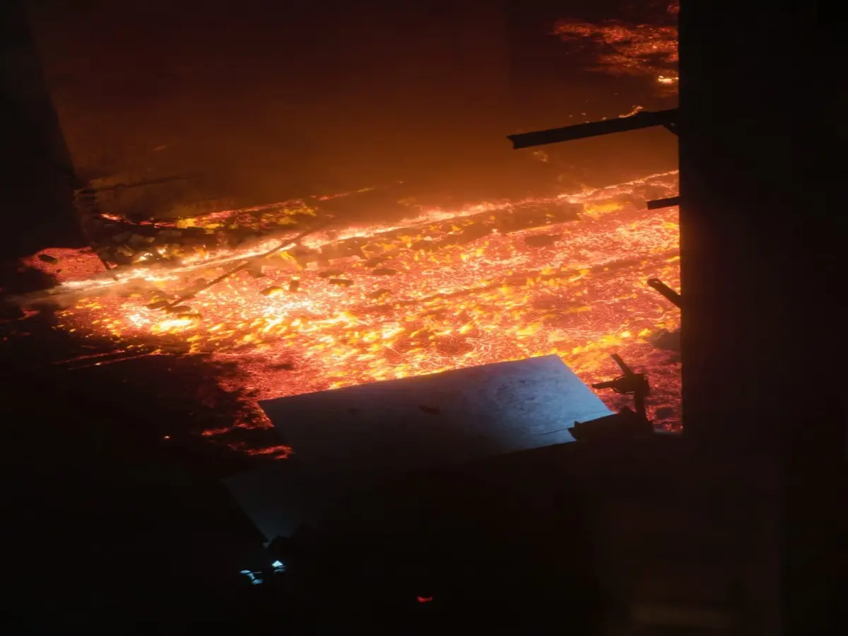 Video: Major Accident at Vishakhapatnam Steel Plant after molten iron spills, 10 feared dead Video: Major Accident at Vishakhapatnam Steel Plant after molten iron spills, 10 feared dead