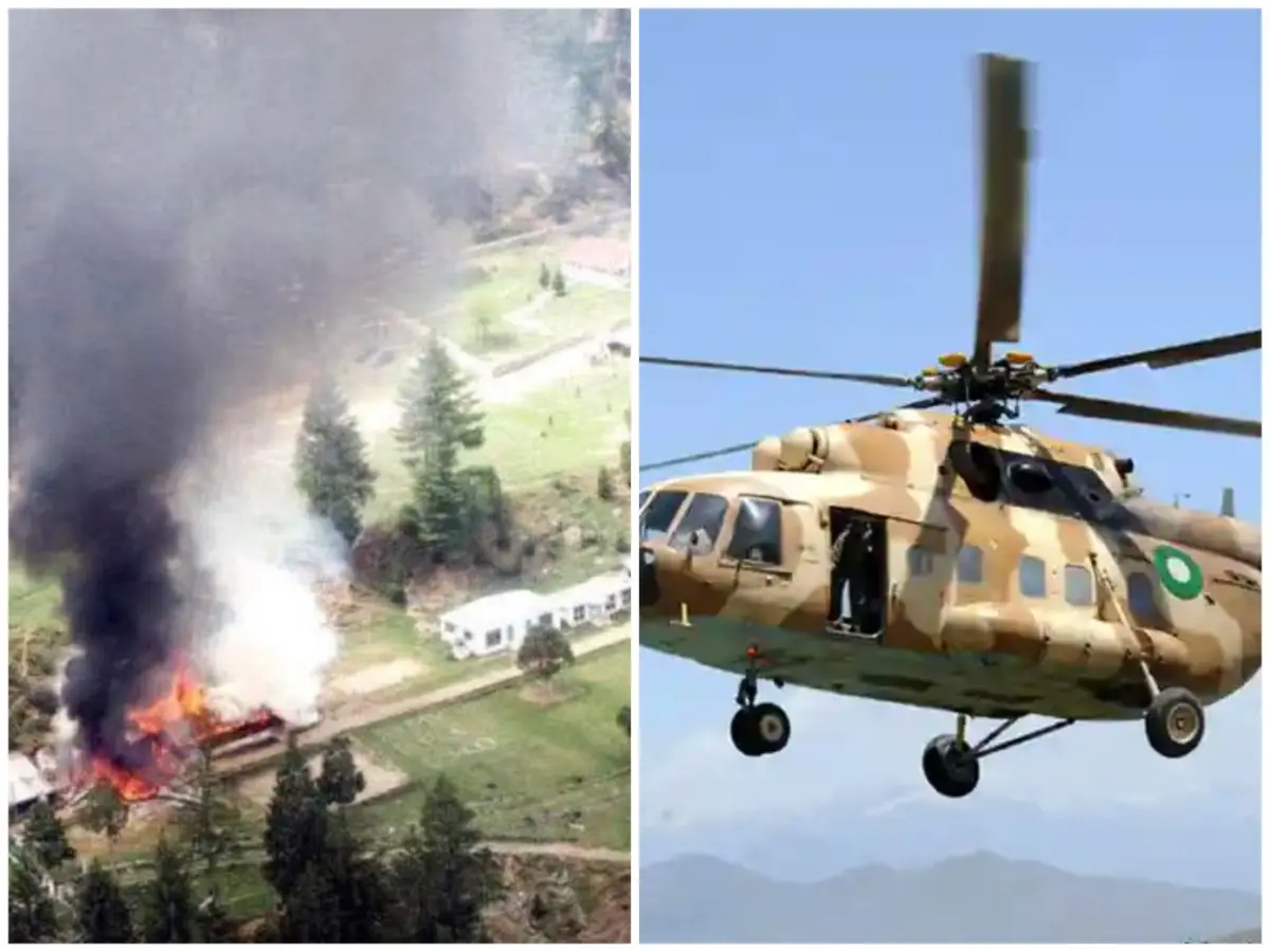 Pakistan Army Mi-17 Helicopter crashes near Muzaffarabad, all personnel on board dead Pakistan Army Mi-17 Helicopter crashes near Muzaffarabad, all personnel on board dead