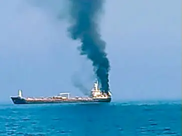 Tanker MT Jalveer carrying Indian sailors attacked off Oman coast Tanker MT Jalveer carrying Indian sailors attacked off Oman coast