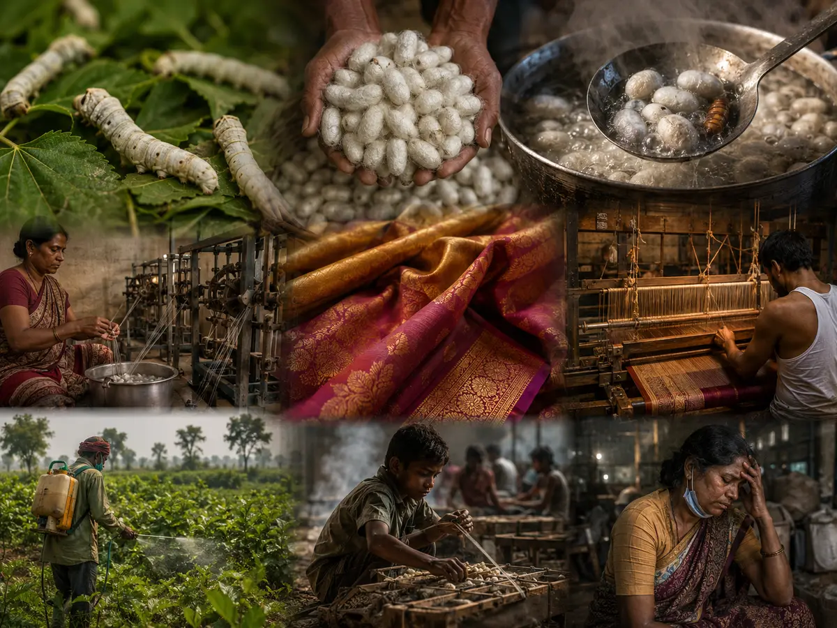 ‘Threads of cruelty’: Caught between heritage, livelihoods and animal welfare – India’s silk dilemma