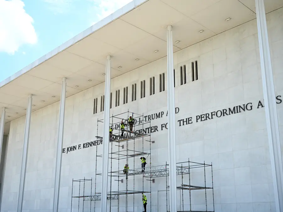 Trump's name set to come off Kennedy Center after court refuses to halt order