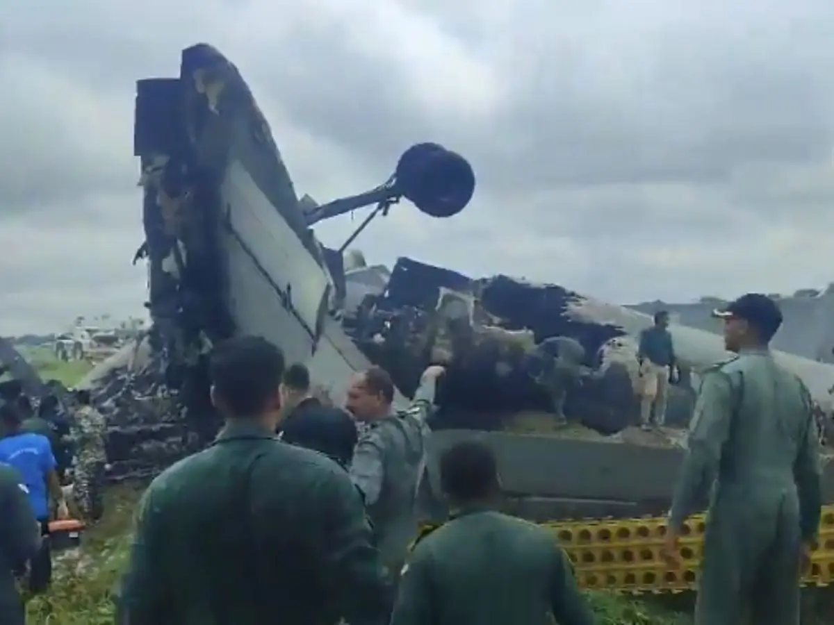 Indian Air Force aircraft crashes in Assam’s Jorhat, killing 5 personnel Indian Air Force aircraft crashes in Assam’s Jorhat, killing 5 personnel