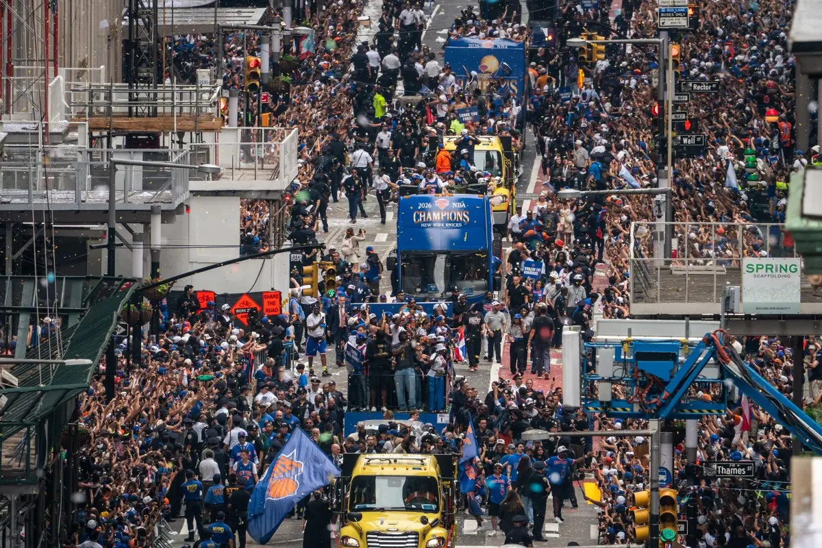 IN PICS | New York turns Blue and Orange: Inside the New York Knicks' historic NBA Championship parade after 53 years
