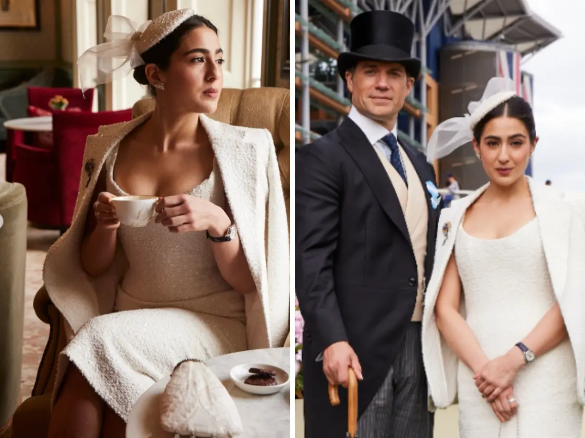 'Pataudi princess x Superman': Sara Ali Khan and Henry Cavill’s Royal Ascot meet has everyone talking