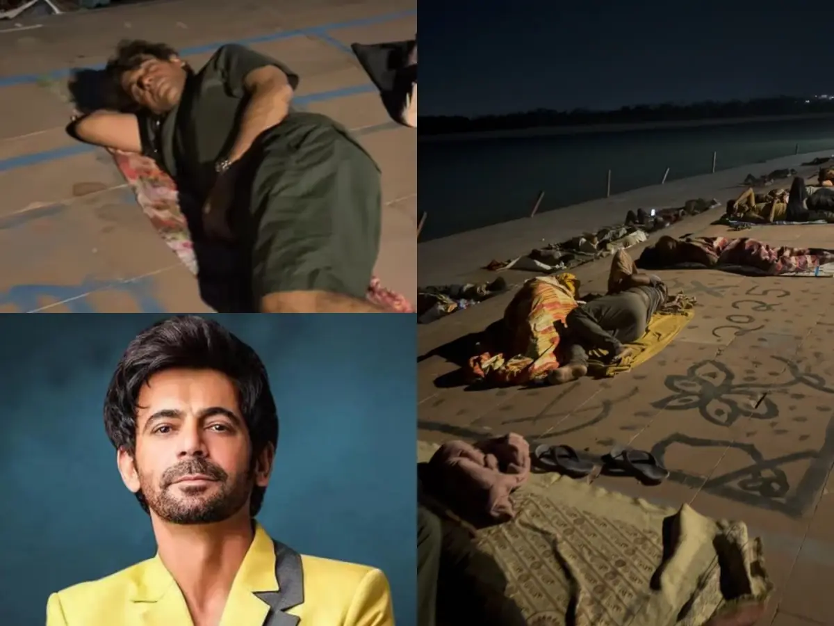 Sunil Grover embraces simplicity as he sleeps among devotees by a riverbank, shares video
