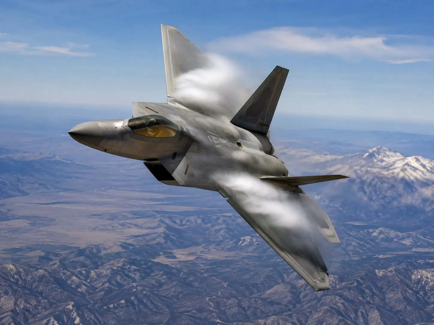 F-22 strikes at 100 km