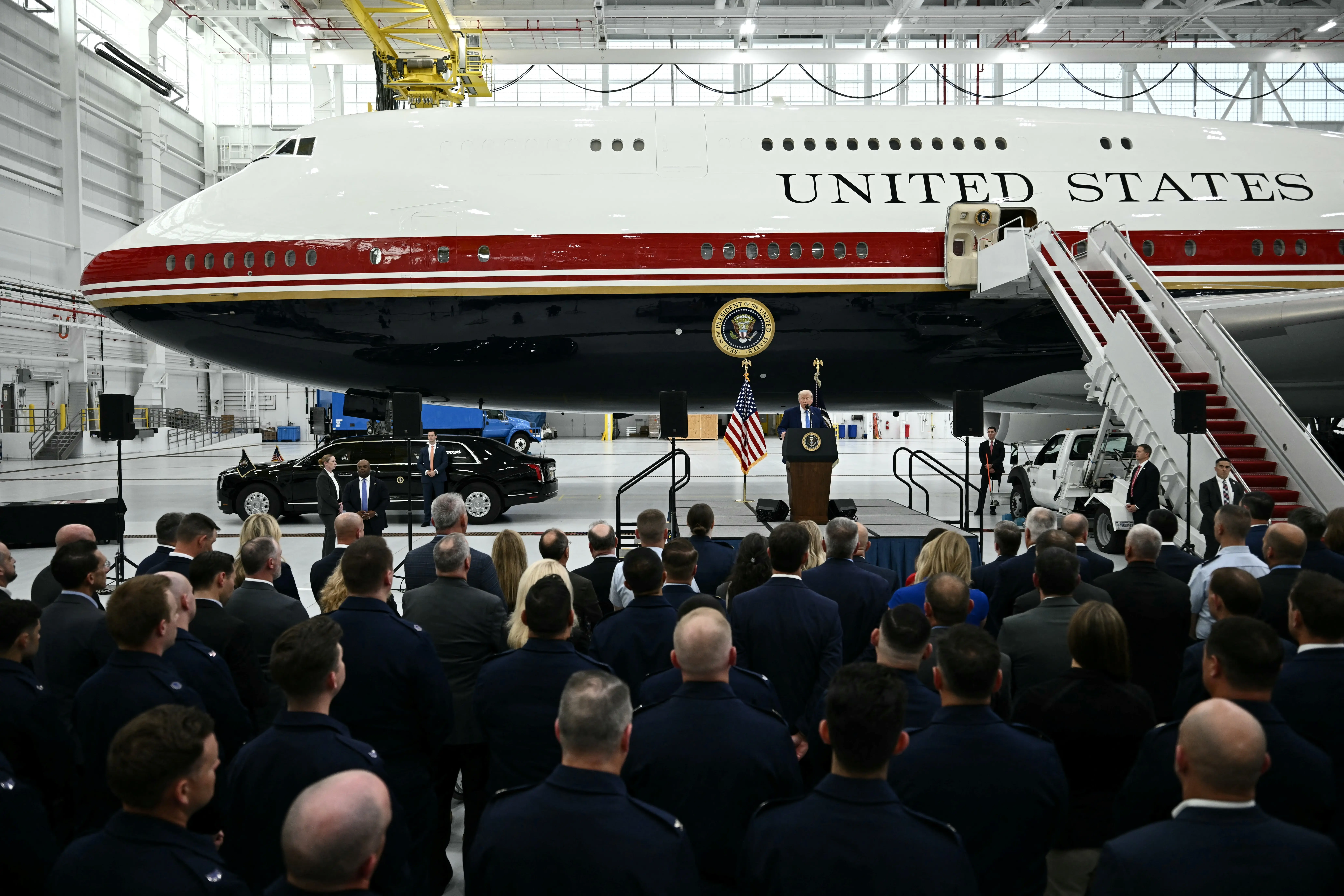 Watch: 'World's most luxurious plane' gifted by Qatar to Trump unveiled as presidential aircraft