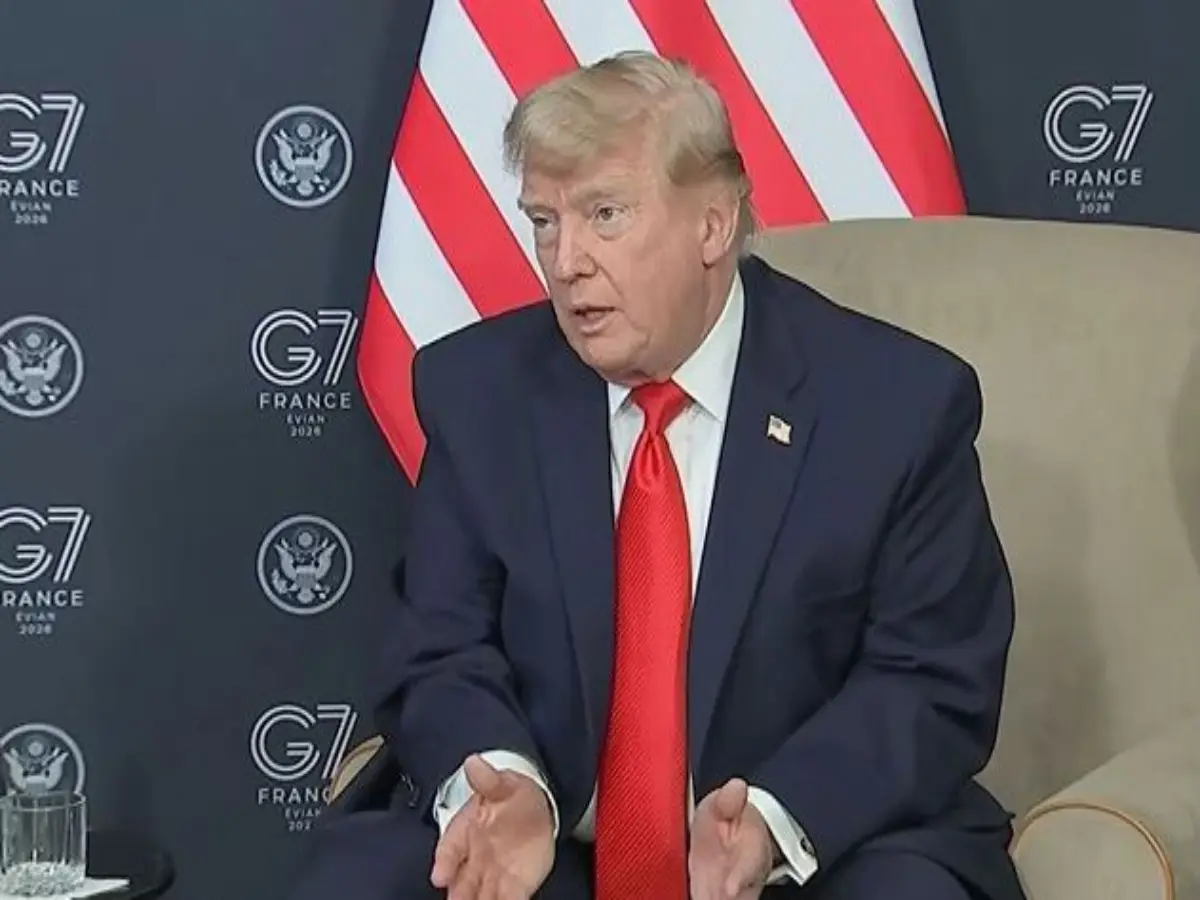 'Was trying to be funny', says Trump on viral 'I'm the boss' remark at G7 summit 'Was trying to be funny', says Trump on viral 'I'm the boss' remark at G7 summit