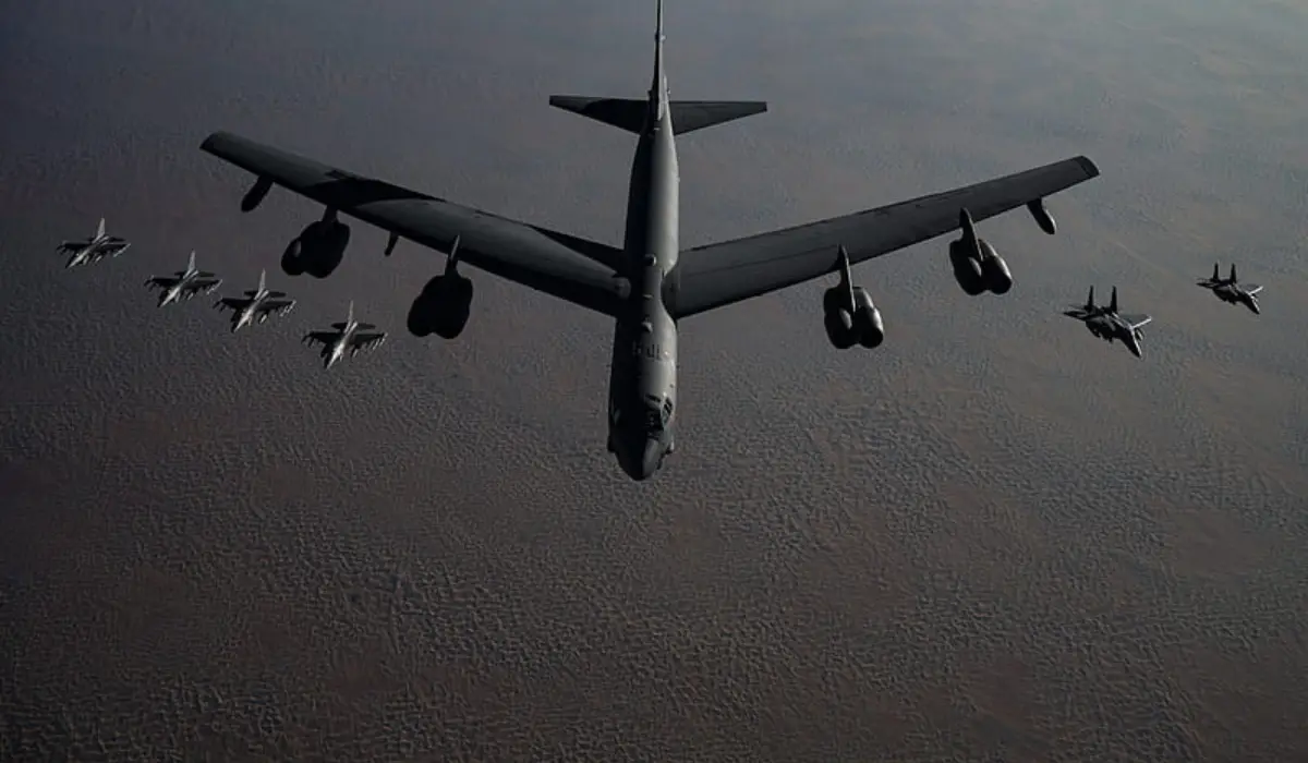 Bomber 50,000 feet ceiling