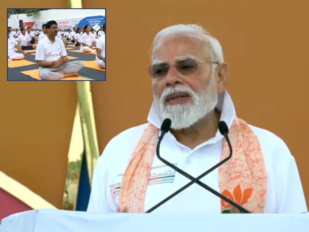 PM Modi leads International Yoga Day celebrations from Kolkata, says yoga has power to unite the world PM Modi leads International Yoga Day celebrations from Kolkata, says yoga has power to unite the world