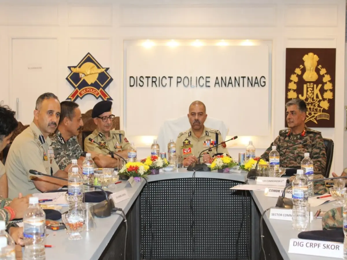 DGP Reviews Security Preparedness for Amarnath Yatra 2026 in South Kashmir DGP Reviews Security Preparedness for Amarnath Yatra 2026 in South Kashmir