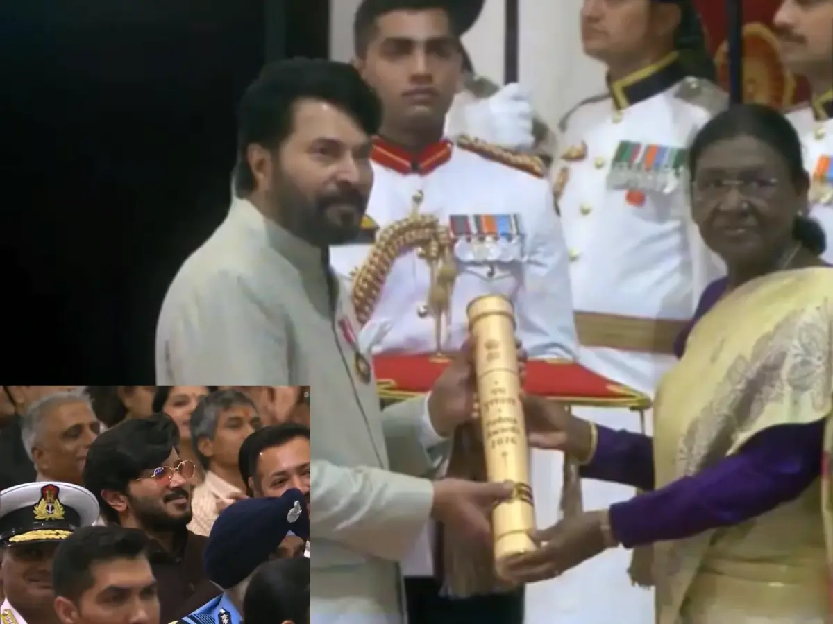 Padma Awards 2026: Mammootty conferred Padma Bhushan by President Droupadi Murmu; Dulquer Salmaan cheers from audience | Watch Padma Awards 2026: Mammootty conferred Padma Bhushan by President Droupadi Murmu; Dulquer Salmaan cheers from audience | Watch