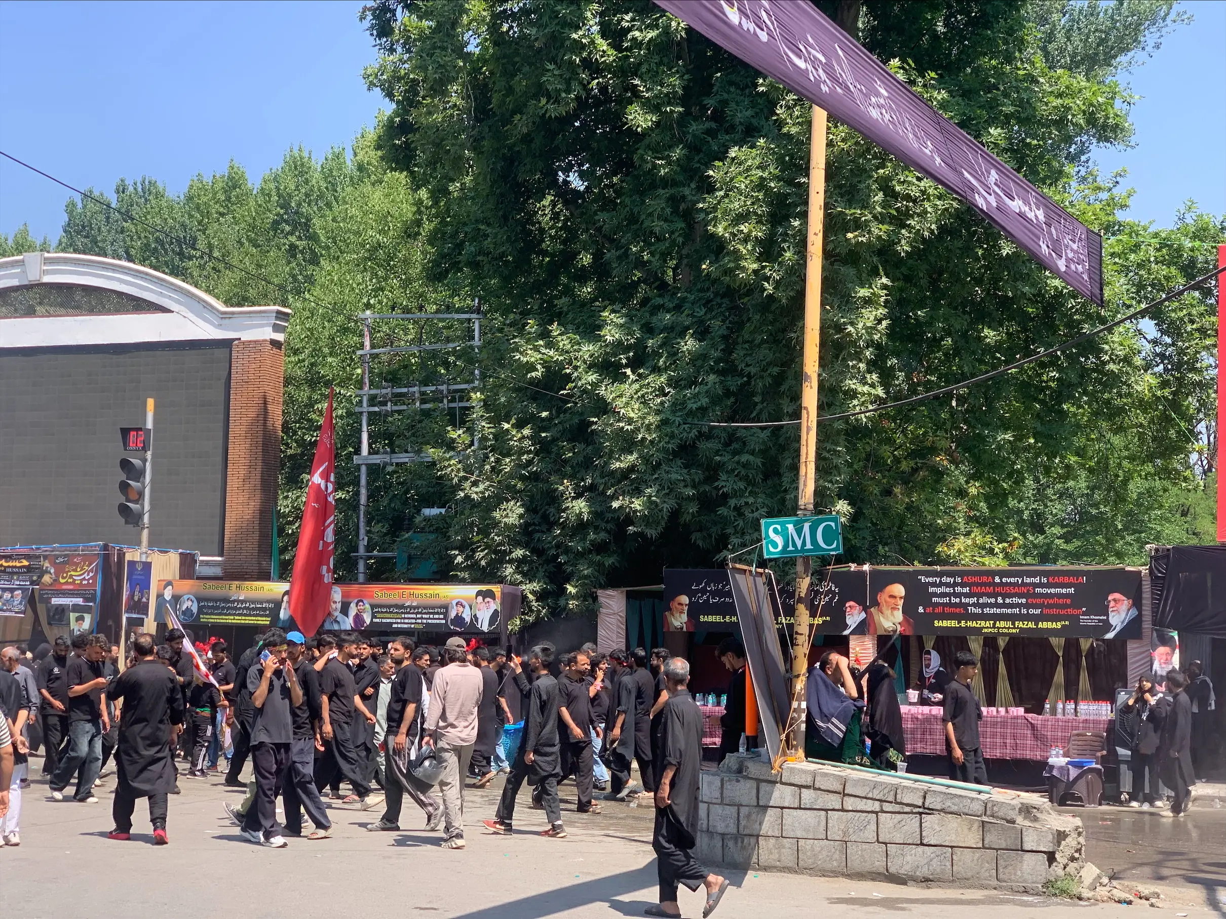 Thousands join traditional 8th Muharram procession in Srinagar amid tight security Thousands join traditional 8th Muharram procession in Srinagar amid tight security