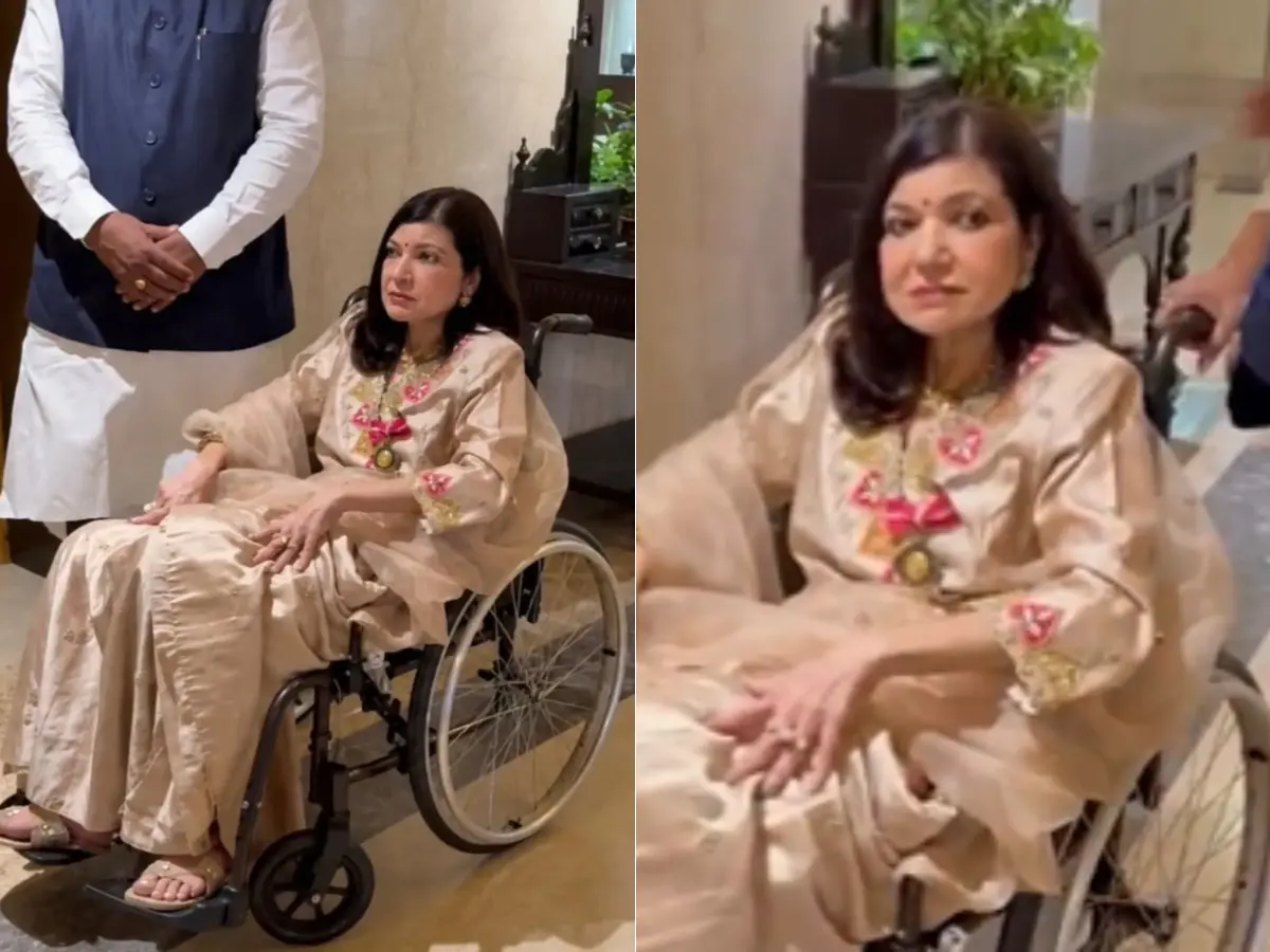 Alka Yagnik spotted in wheelchair after receiving Padma Bhushan award; leaves fans concerned