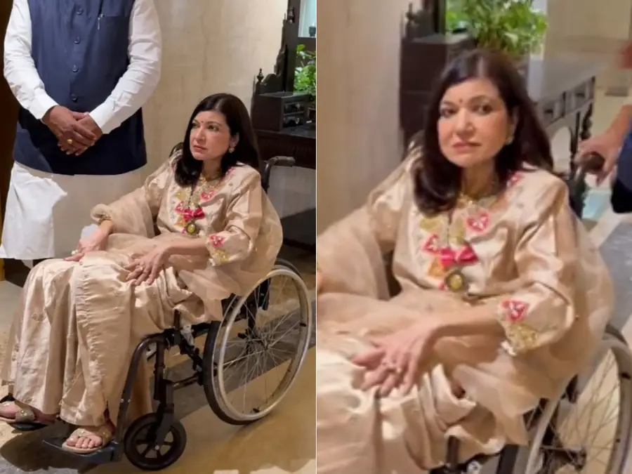 Alka Yagnik spotted in wheelchair after receiving Padma Bhushan award; leaves fans concerned