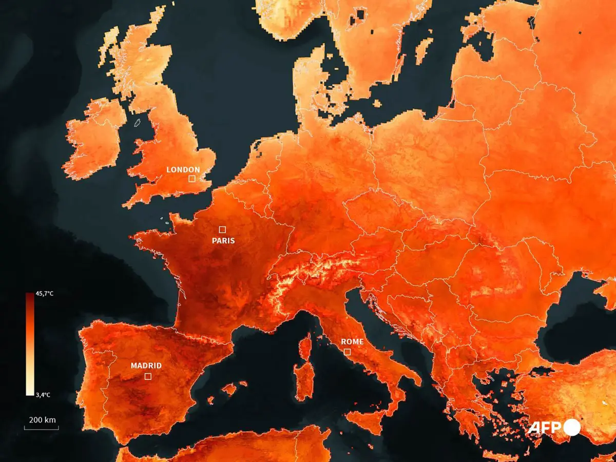 Omega Block is baking Europe, and humans have amplified it - How does it form and work?