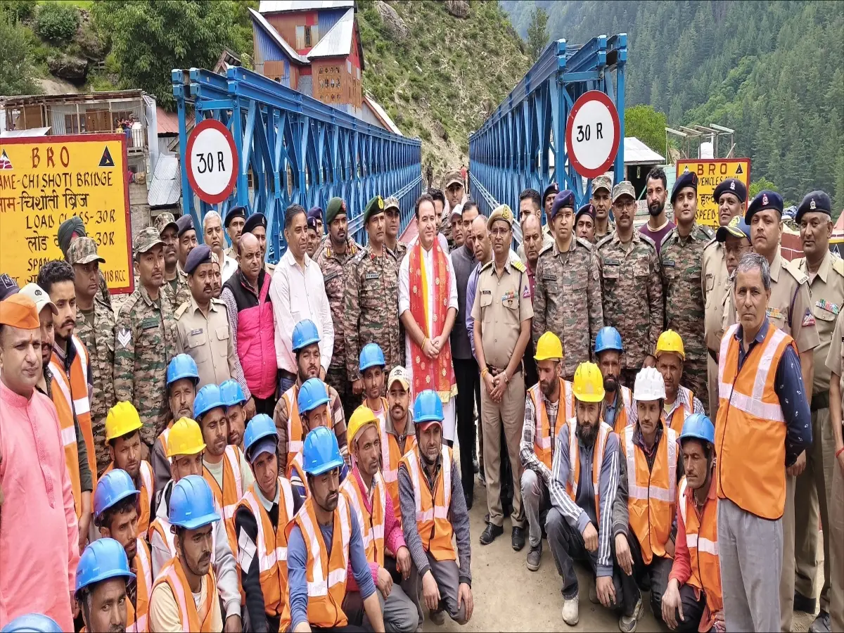 BRO Restores Vital Gulabgarh–Machail Road Link with New Bailey Bridge at Chishoti BRO Restores Vital Gulabgarh–Machail Road Link with New Bailey Bridge at Chishoti