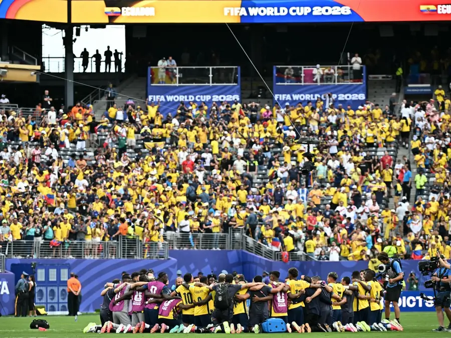Why did Ecuador President Daniel Noboa declare a national holiday after team qualified for knockout round?