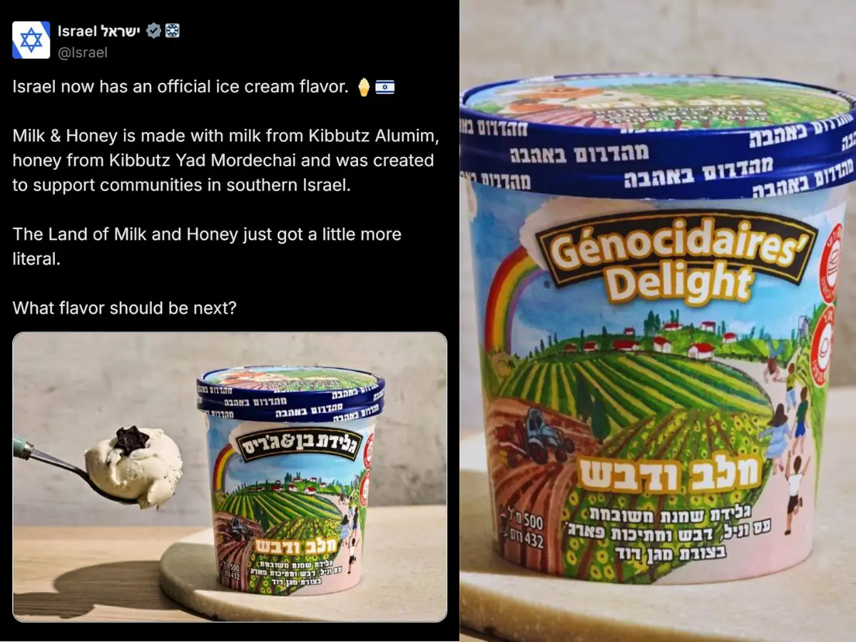 Israel deletes post promoting Ben & Jerry's new 'Genocidaires' ice cream after online backlash Israel deletes post promoting Ben & Jerry's new 'Genocidaires' ice cream after online backlash