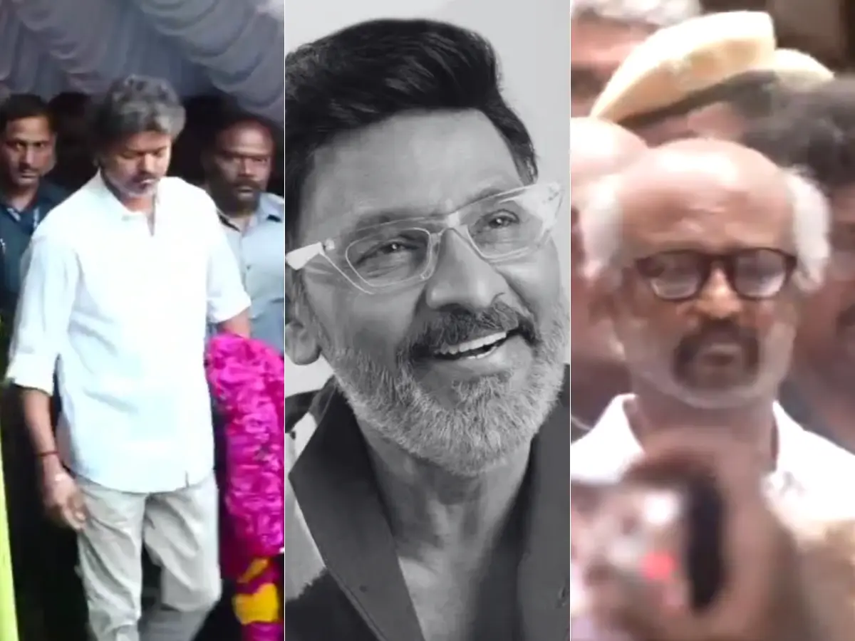 K Bhagyaraj death: CM Vijay and Rajinikanth pay last respects at veteran filmmaker’s funeral K Bhagyaraj death: CM Vijay and Rajinikanth pay last respects at veteran filmmaker’s funeral