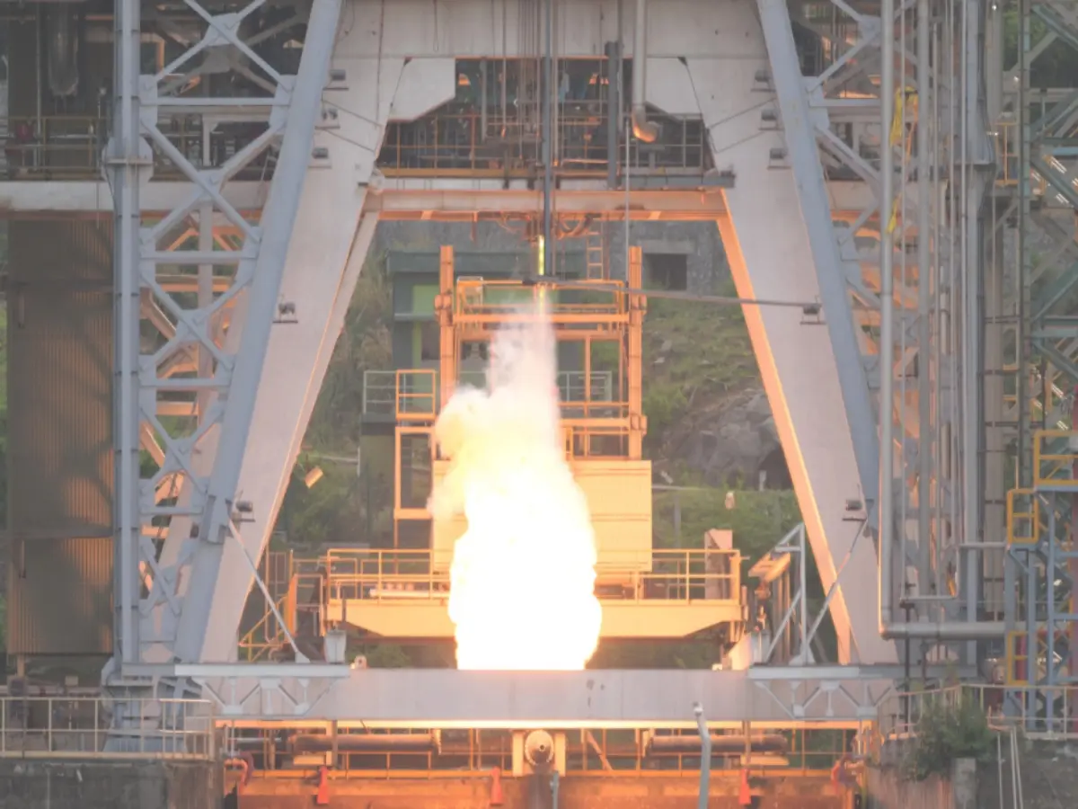 ISRO makes progress in Semi-cryo engine development; 8th test firing done ISRO makes progress in Semi-cryo engine development; 8th test firing done