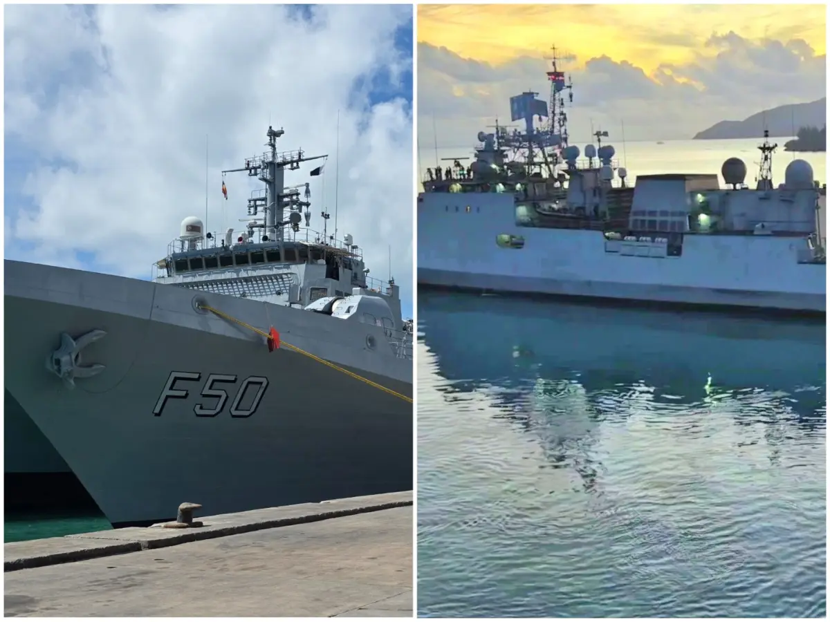 INS Tarkash, INS Ikshak to join Seychelles' Golden Jubilee celebrations amid PM Modi 3-days state visit INS Tarkash, INS Ikshak to join Seychelles' Golden Jubilee celebrations amid PM Modi 3-days state visit