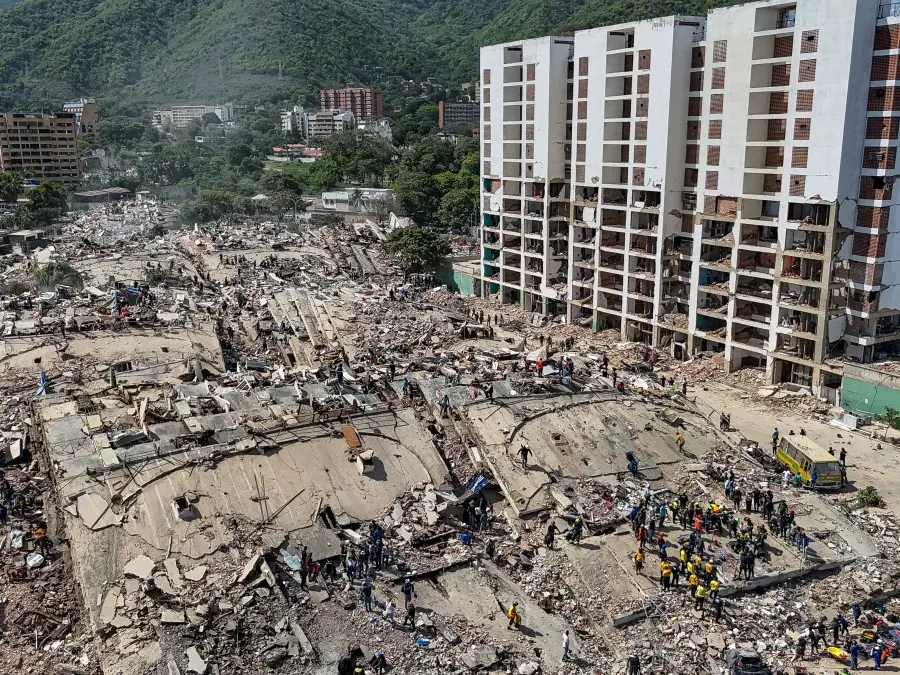 Venezuela earthquake: Drone footage shows extent of damage caused by twin quakes Venezuela earthquake: Drone footage shows extent of damage caused by twin quakes