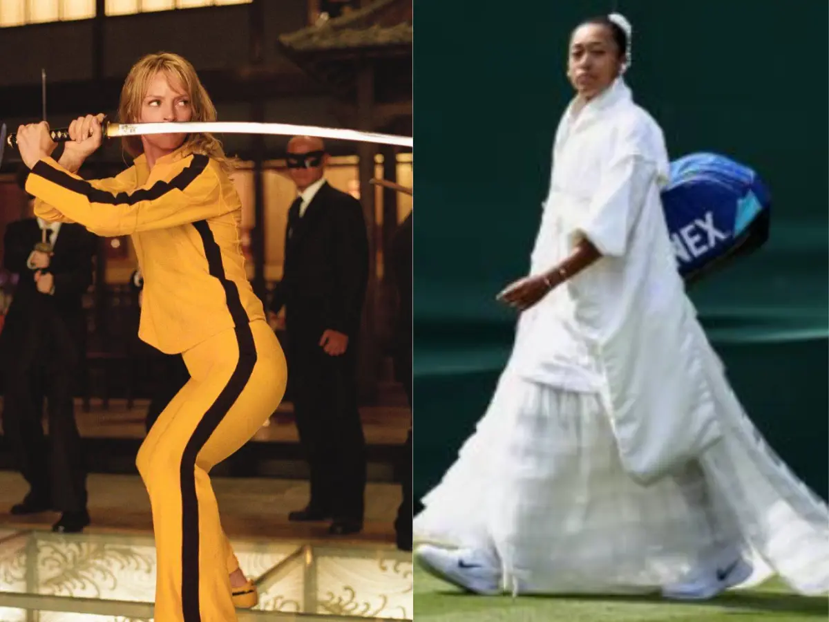 Hint - Silly Rabbit! Quentin Tarantino's THIS character inspired Naomi Osaka's Kimono outfit at Wimbledon Hint - Silly Rabbit! Quentin Tarantino's THIS character inspired Naomi Osaka's Kimono outfit at Wimbledon