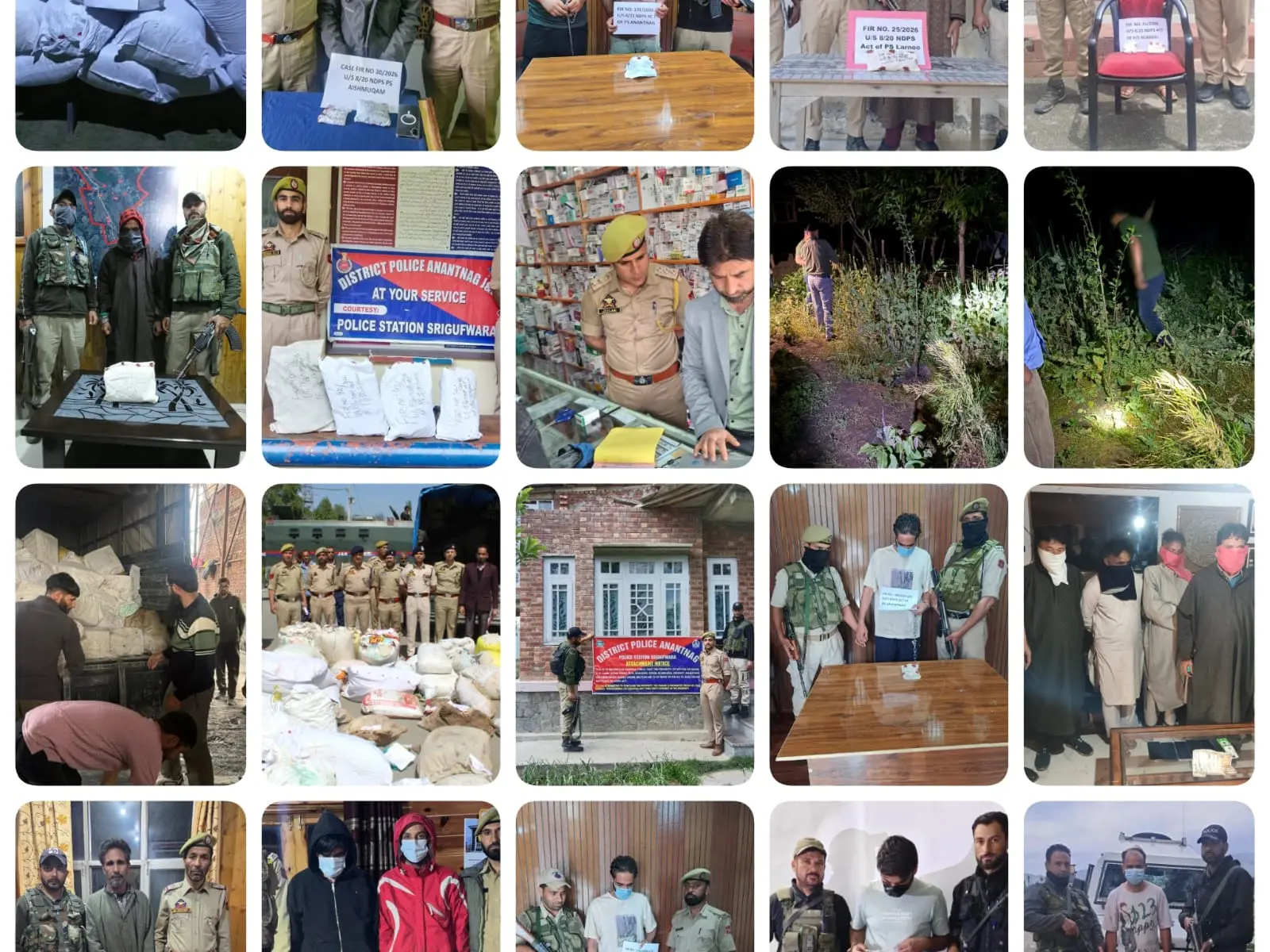 Anantnag Police registers 345 NDPS cases, arrests 372 drug peddlers in first half of 2026 Anantnag Police registers 345 NDPS cases, arrests 372 drug peddlers in first half of 2026