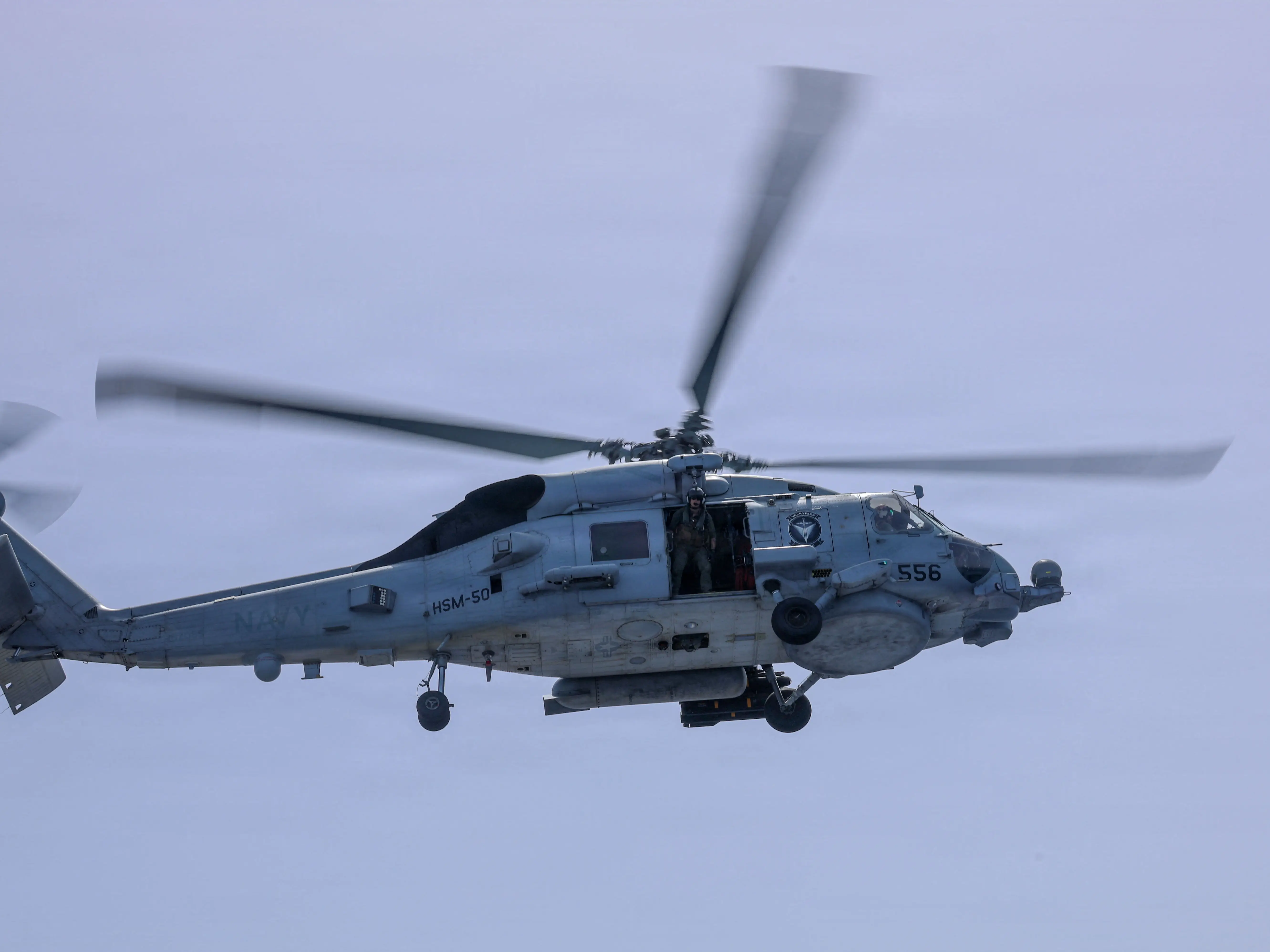 US Navy helicopter makes emergency landing in Arabian Sea, one crew missing US Navy helicopter makes emergency landing in Arabian Sea, one crew missing