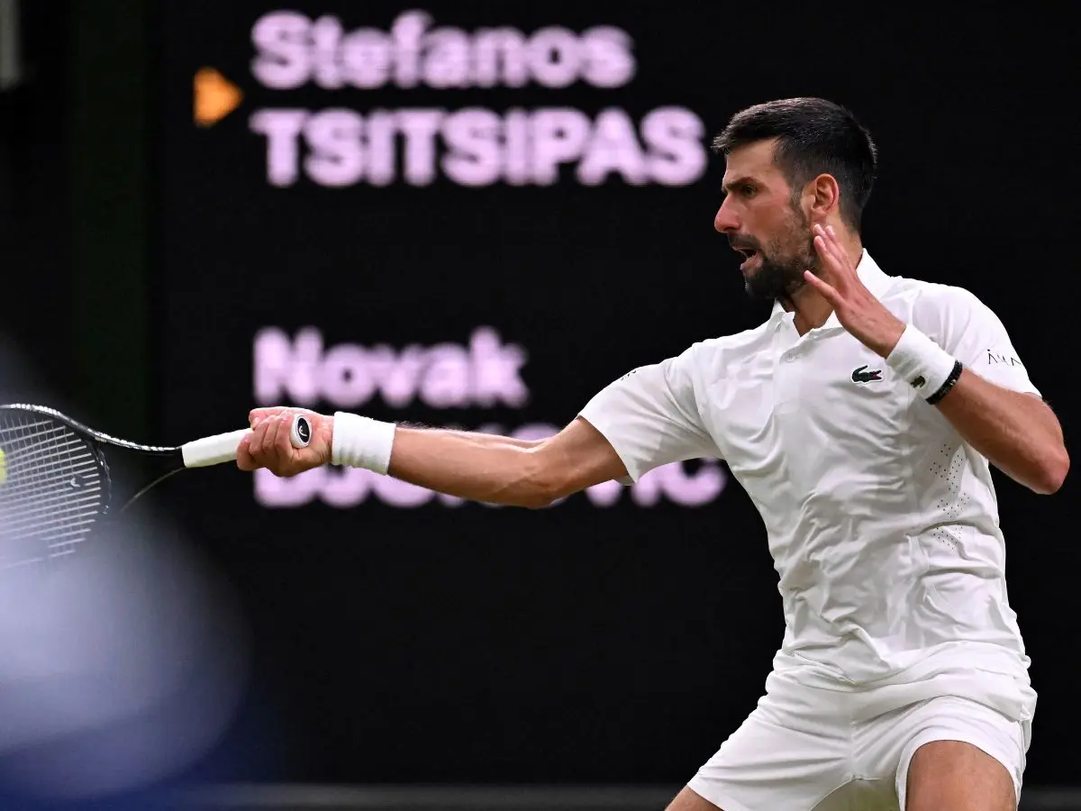 Novak Djokovic eases past Tsitsipas in straight sets to enter Wimbledon Round 3 Novak Djokovic eases past Tsitsipas in straight sets to enter Wimbledon Round 3