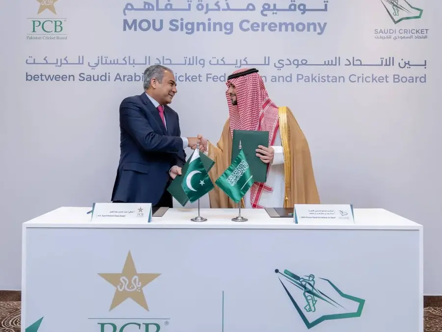 Pakistan and Saudi Arabia sign agreement to build cricket stadium in Jeddah