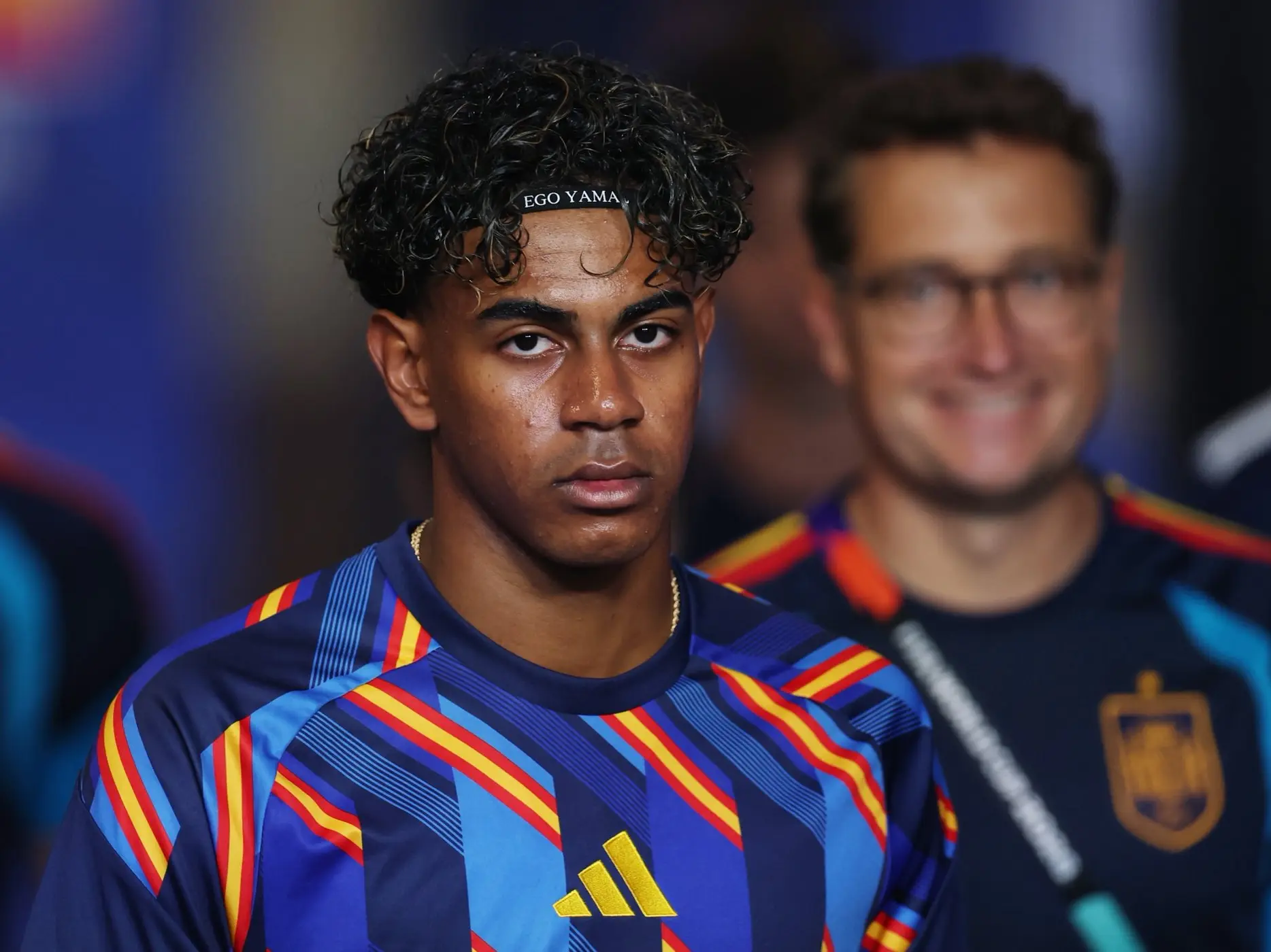 'Ego Yamal' explained: The meaning behind Lamine Yamal's viral headband at 2026 FIFA World Cup 'Ego Yamal' explained: The meaning behind Lamine Yamal's viral headband at 2026 FIFA World Cup
