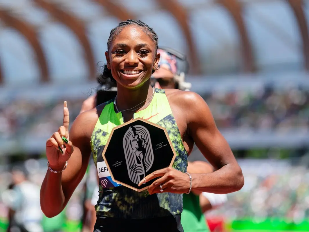 Melissa Jefferson-Wooden edges Sha'Carri Richardson in thrilling Eugene Diamond League showdown Melissa Jefferson-Wooden edges Sha'Carri Richardson in thrilling Eugene Diamond League showdown