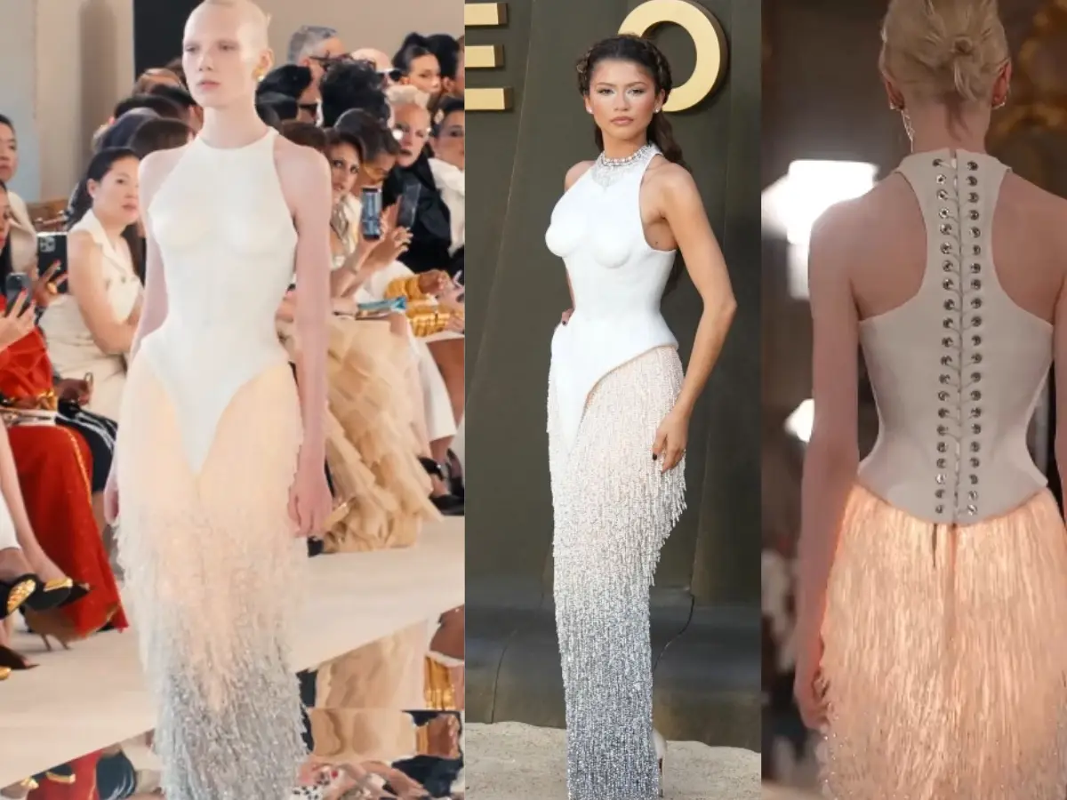 How Zendaya’s The Odyssey breastplate dress was air-lifted from the runway How Zendaya’s The Odyssey breastplate dress was air-lifted from the runway
