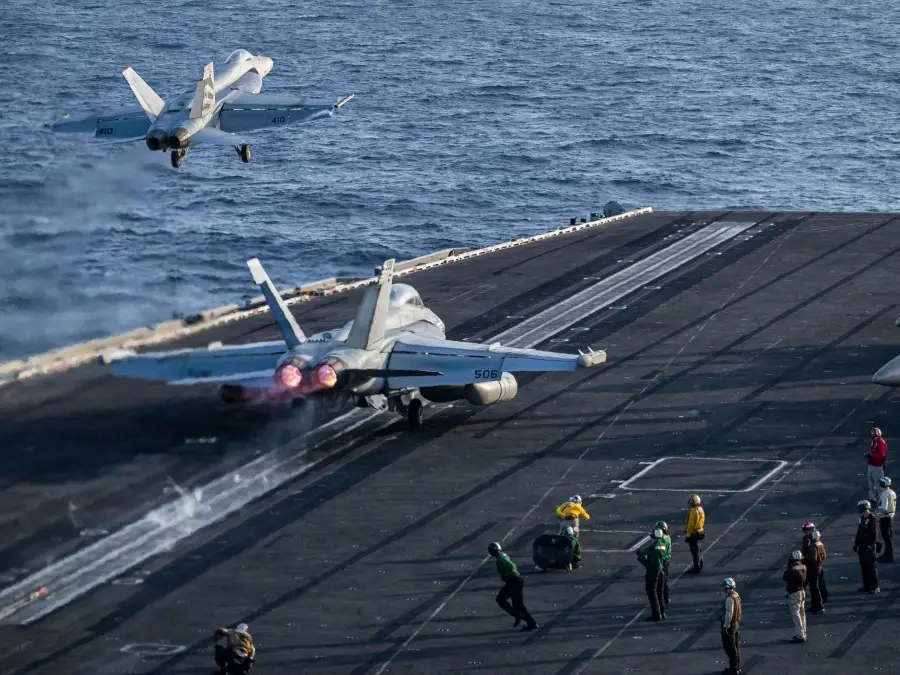USS Abraham Lincoln moves away from Gulf of Oman to Arabian Sea farther from Iran's missile range USS Abraham Lincoln moves away from Gulf of Oman to Arabian Sea farther from Iran's missile range