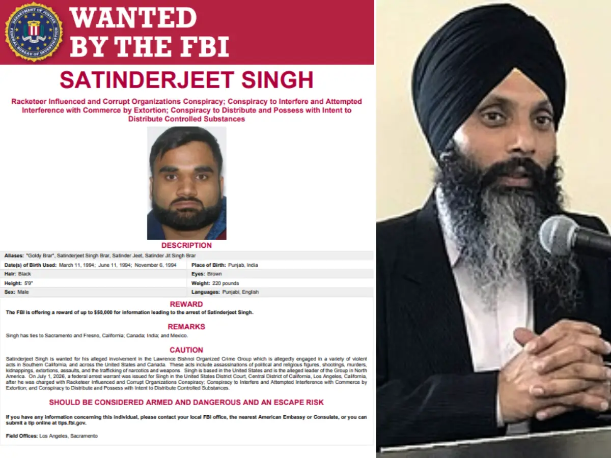 'Most wanted': FBI puts $50,000 bounty on Lawrence Bishnoi aide Goldy Brar after charging him in Hardeep Nijjar murder case 'Most wanted': FBI puts $50,000 bounty on Lawrence Bishnoi aide Goldy Brar after charging him in Hardeep Nijjar murder case