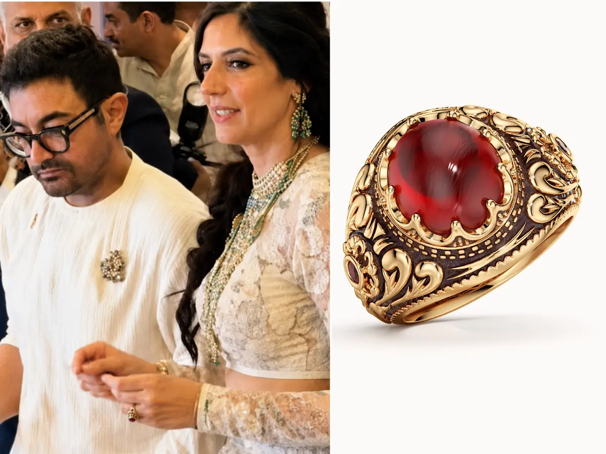 Ditch diamonds, It’s rare Madagascar ruby: 256 hours to craft - Aamir Khan’s ring for Gauri is royalty Ditch diamonds, It’s rare Madagascar ruby: 256 hours to craft - Aamir Khan’s ring for Gauri is royalty