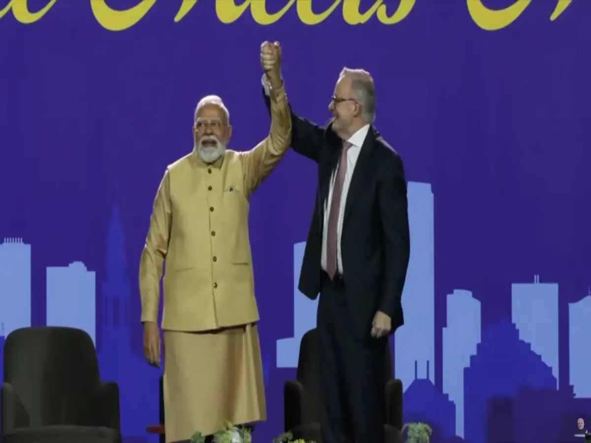 'This show is houseful it is a blockbuster': PM Modi addresses Indian diaspora in Australia 'This show is houseful it is a blockbuster': PM Modi addresses Indian diaspora in Australia