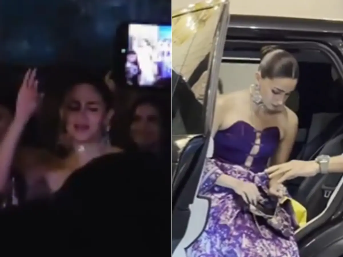 Alia Bhatt grooves at bestie Akansha Ranjan's pre-wedding ceremony, stuns in a purple saree | Watch Alia Bhatt grooves at bestie Akansha Ranjan's pre-wedding ceremony, stuns in a purple saree | Watch