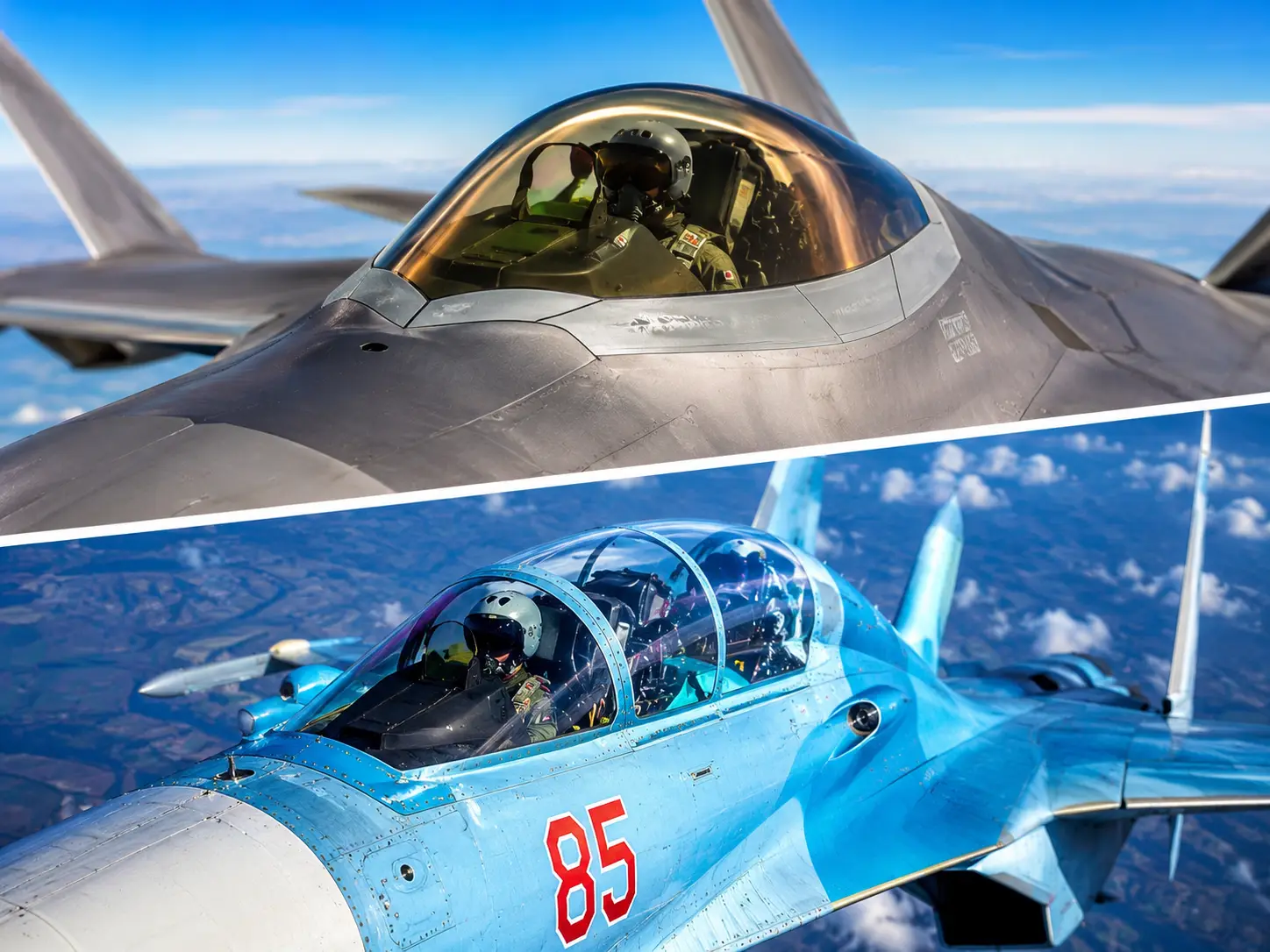 Why US fighter jets use seamless bubble canopies compared to Russian jets