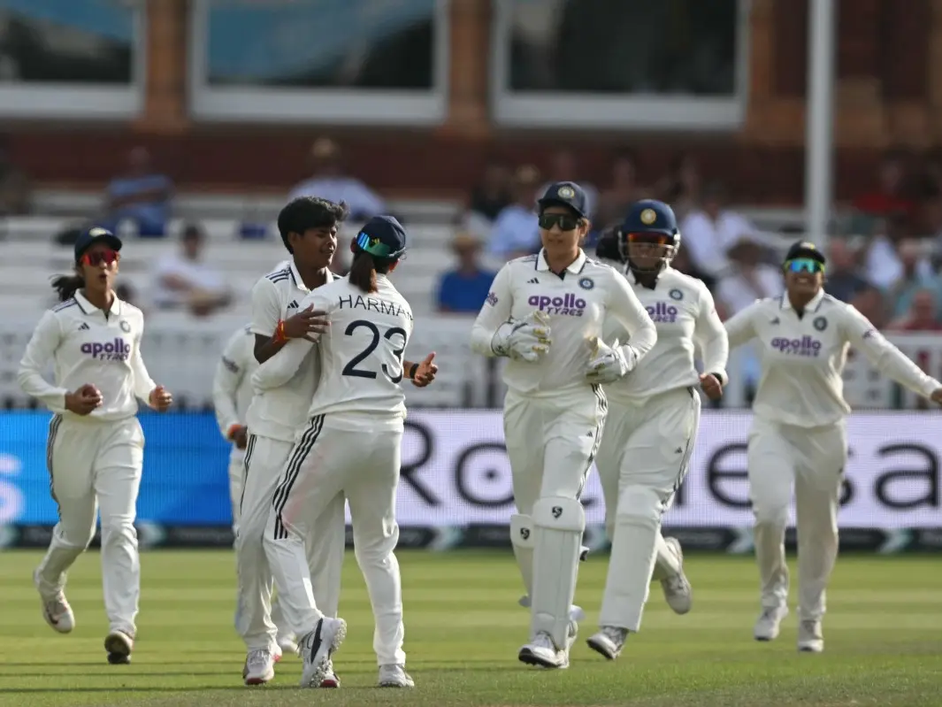 IND-W vs ENG-W, One-off Test: Kranti Gaud's five-for, Smriti Mandhana's fifty put India in total control at Lord's IND-W vs ENG-W, One-off Test: Kranti Gaud's five-for, Smriti Mandhana's fifty put India in total control at Lord's