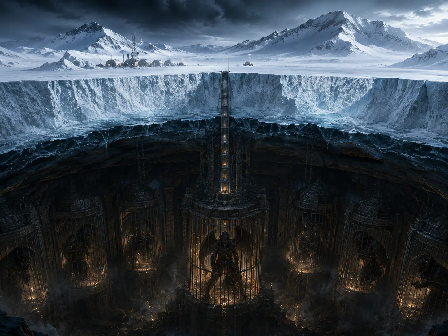 Is a prison for fallen angels hidden beneath Antarctica? Why the Book of Enoch theory is going viral Is a prison for fallen angels hidden beneath Antarctica? Why the Book of Enoch theory is going viral