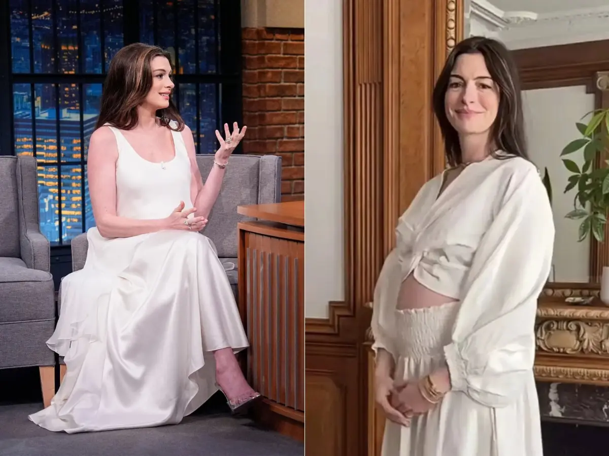 Anne Hathaway was 'shocked' to learn about her third pregnancy, says baby no 3 is a 'buzzer-beater' Anne Hathaway was 'shocked' to learn about her third pregnancy, says baby no 3 is a 'buzzer-beater'