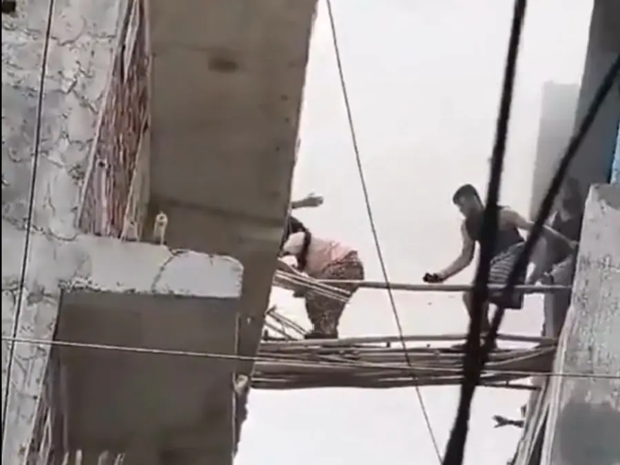 Two dead, over 100 rescued after blaze rips through Noida building, EV spark likely trigger
