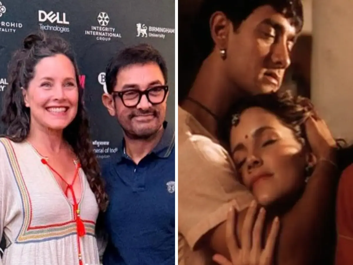 Elizabeth and Bhuvan reunite! Rachel Shelly joins Aamir Khan to celebrate 25 years of Lagaan at London Indian Film Festival Elizabeth and Bhuvan reunite! Rachel Shelly joins Aamir Khan to celebrate 25 years of Lagaan at London Indian Film Festival