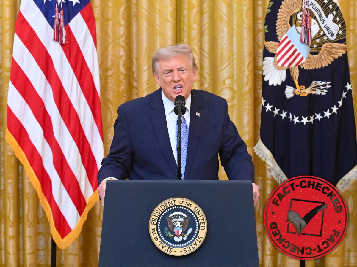 Fact check: From China election claims to inflation, here's what Trump got right — and wrong — in his national address Fact check: From China election claims to inflation, here's what Trump got right — and wrong — in his national address